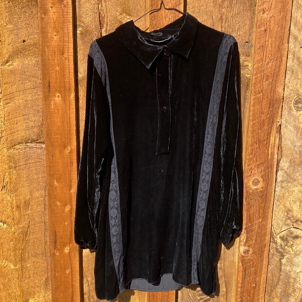 Johnny Was velvet dress